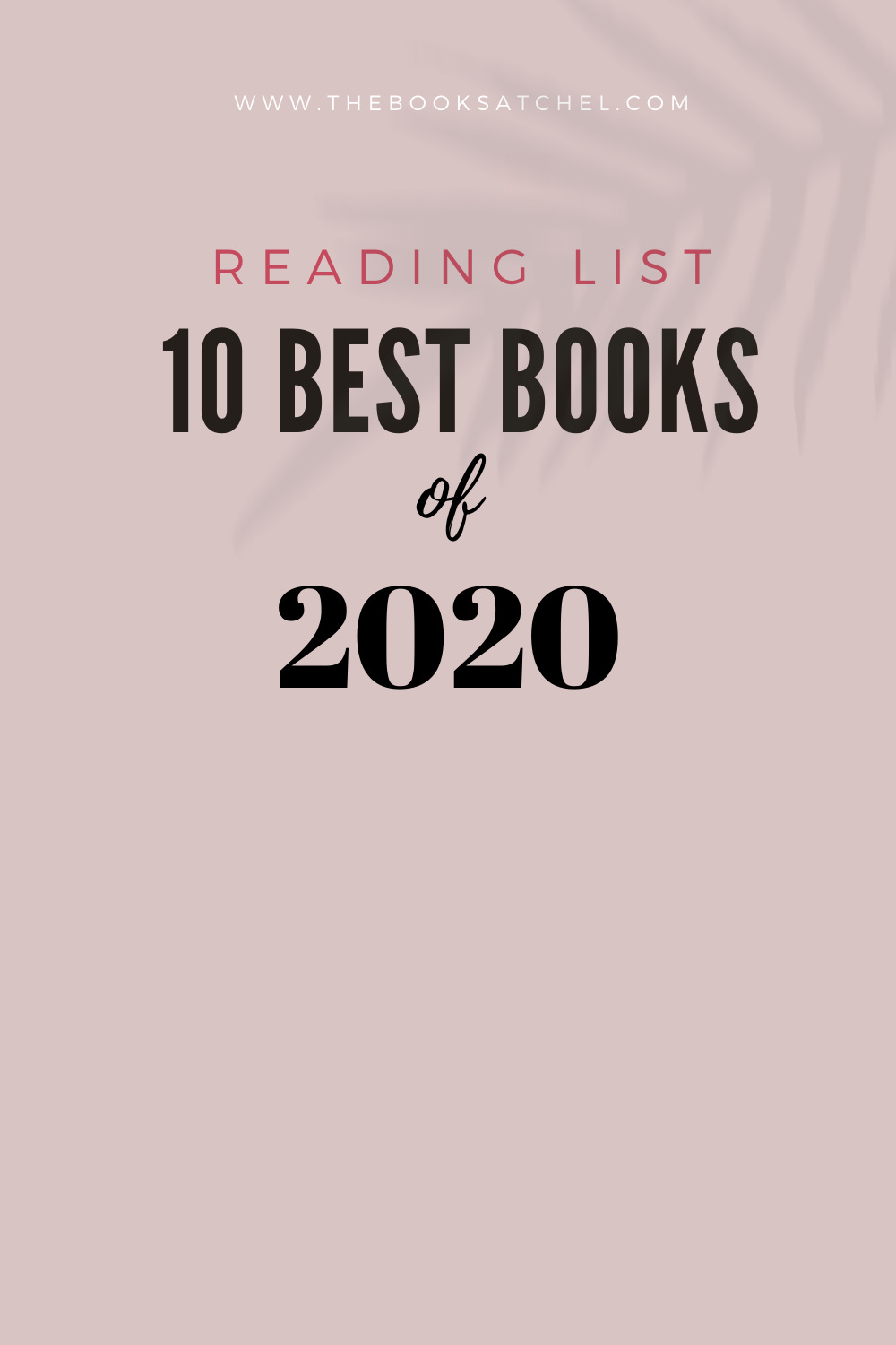 Book list : Best books of 2020