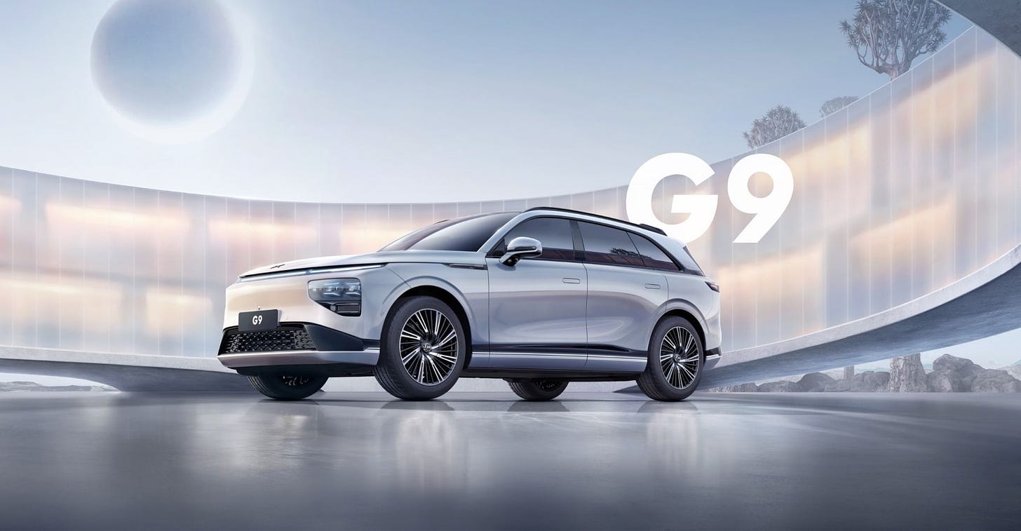 XPeng Launches G9 Flagship SUV, Starting from $43,968