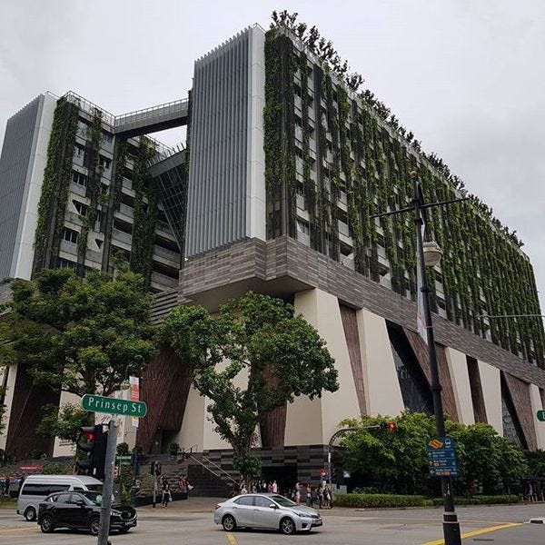 Green architecture of Singapore.