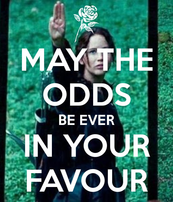 May the odds be ever in your favor | Work humor, I volunteer as tribute,  Jokes quotes