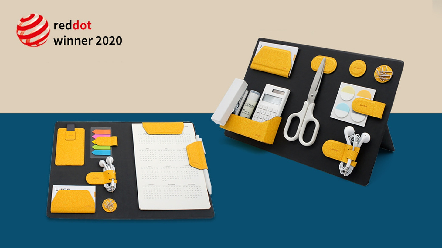 Solution for WorkFromHome, a portable, customizable and catch-all organizing kit that keeps your items tidy & boosts productivity.