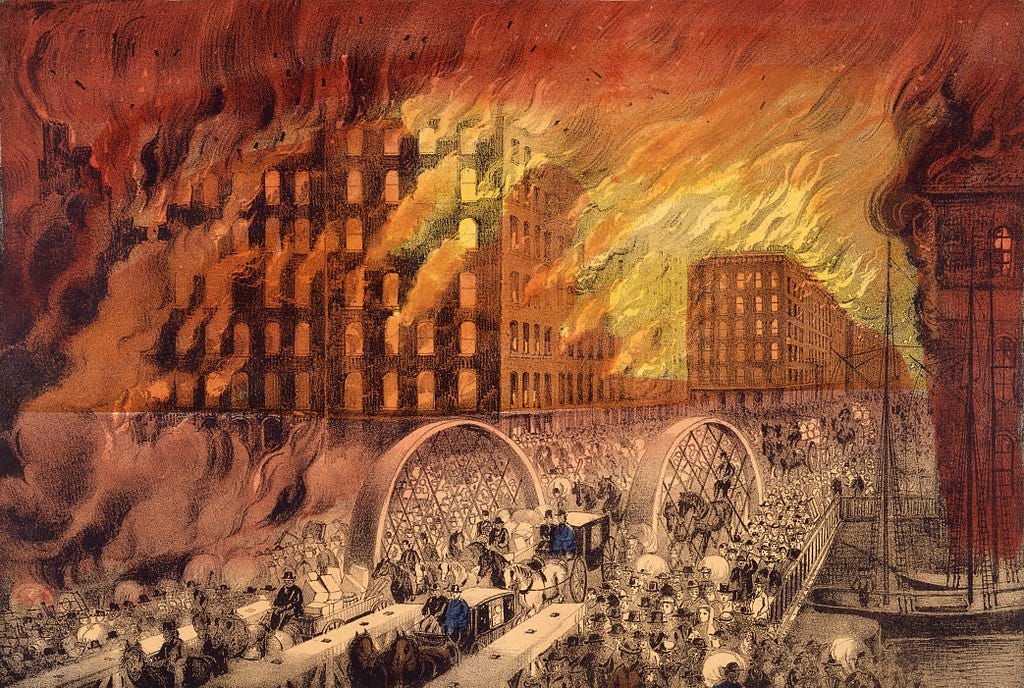Chicago in Flames by Currier & Ives, 1871 (cropped).jpg