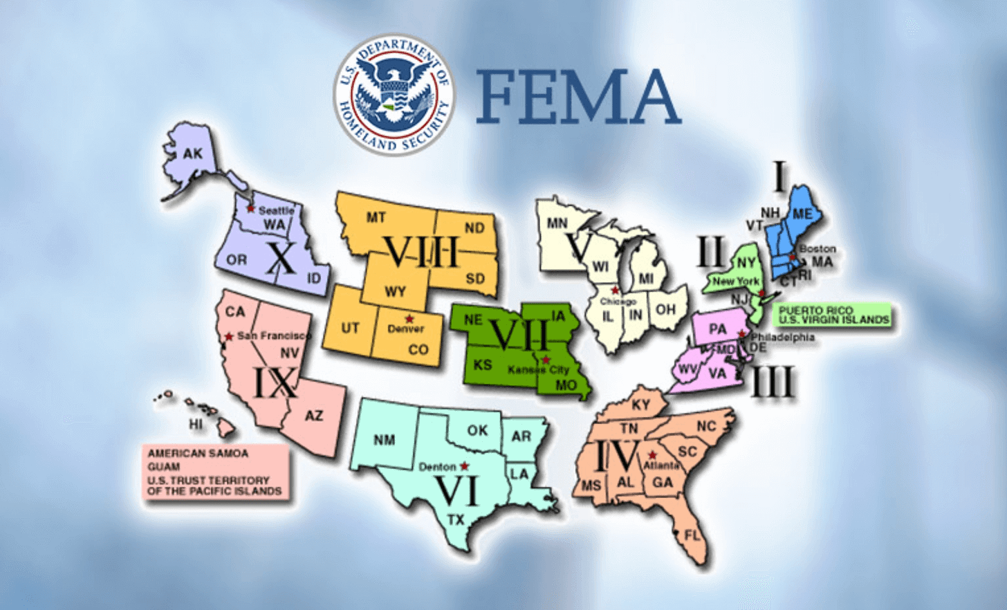 FEMA Regions