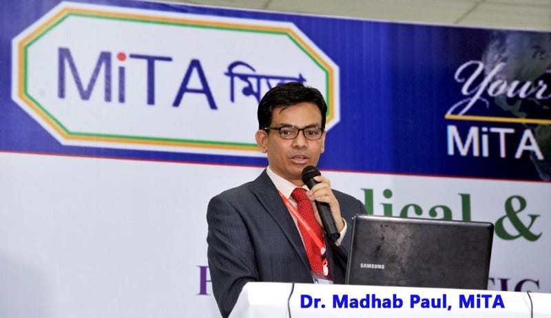 Dr. Madhab Paul was speaking at an International Business Conference organized by MiTA. MiTA for Economic Diplomacy — Tech, Trade, FDI, and M&A