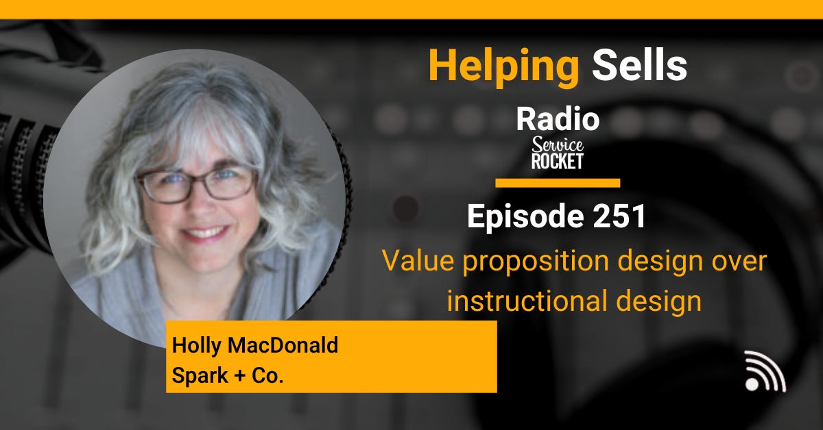 Holly MacDonald on Helping Sells Radio podcast Bill Cushard
