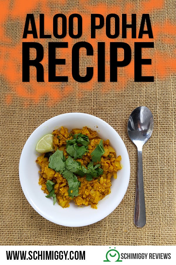 Aloo Poha Vegan Indian Breakfast Recipe