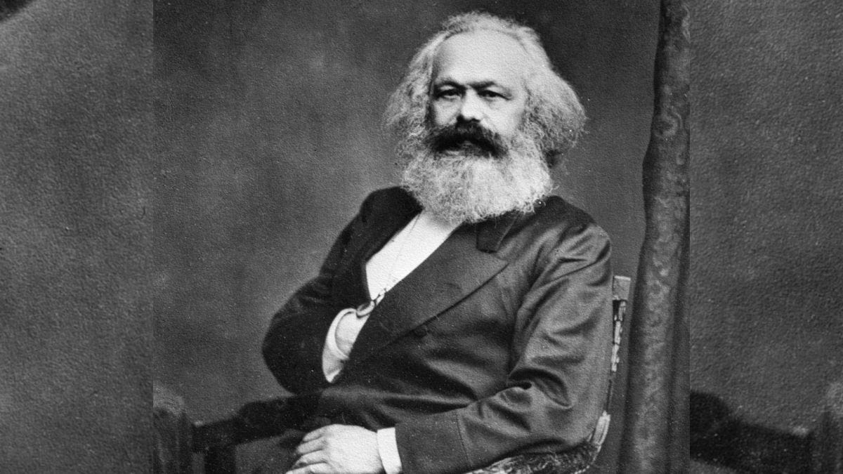 noted dirtbag leftist Karl Marx