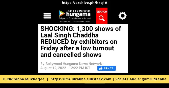 Laal Singh Chaddha's shows were reduced by 1,300