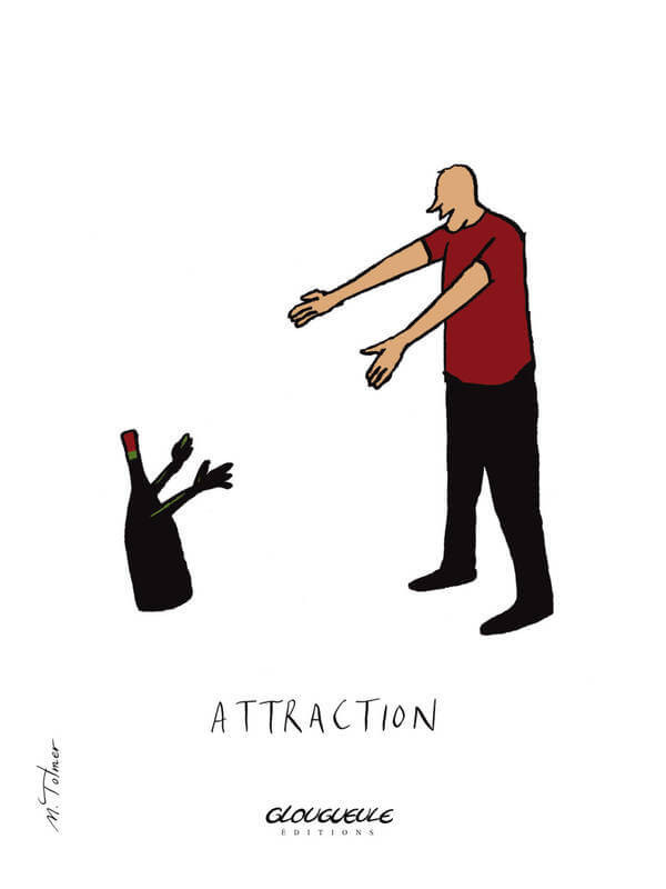 Glougueule Poster 30x40 "Attraction" - Mr. Vertigo