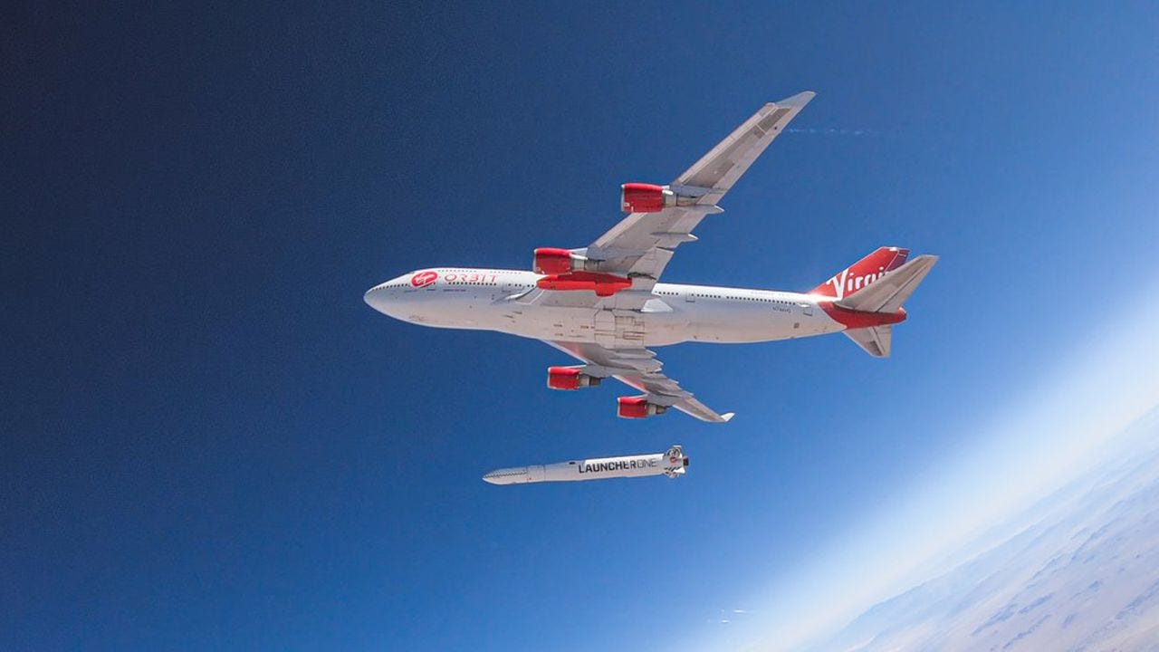 Virgin Orbit atteint l'espace pour la première fois avec Launcher One | Les  Echos