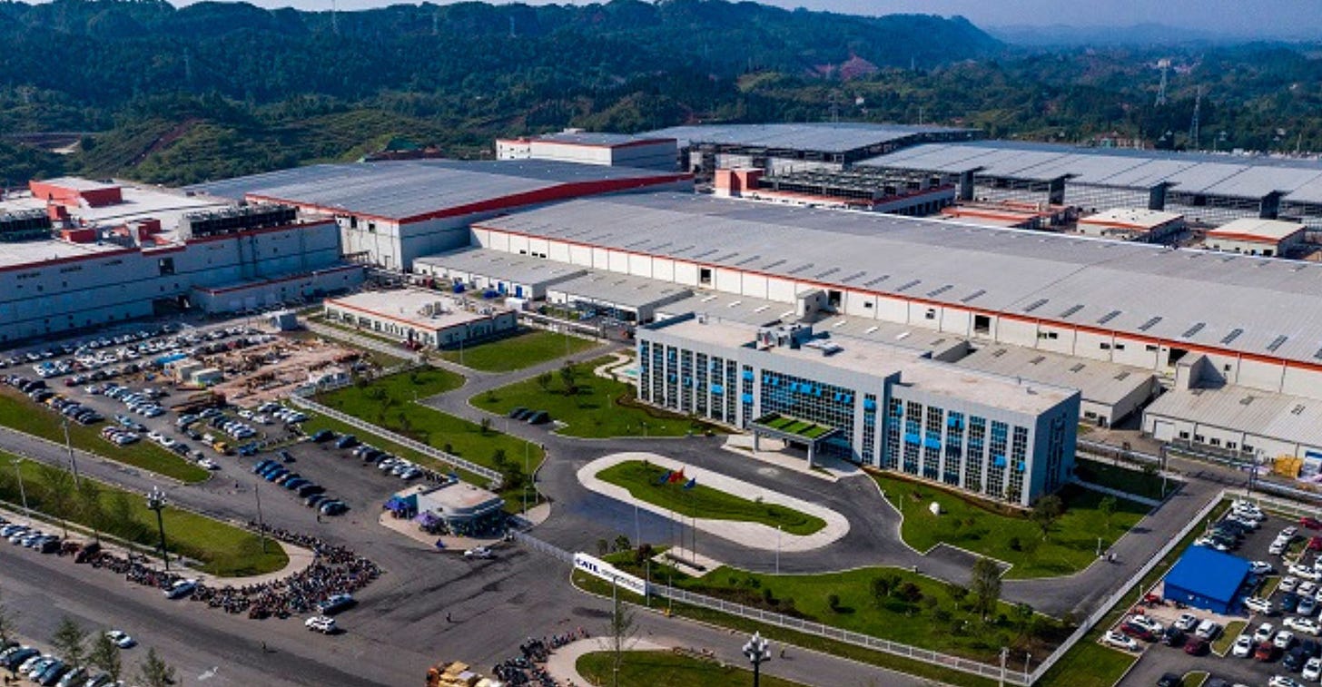 CATL’s Battery Plant in Sichuan Stops Production Due to Power Brownouts