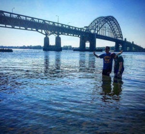 Circle of Hope baptism in the Delaware