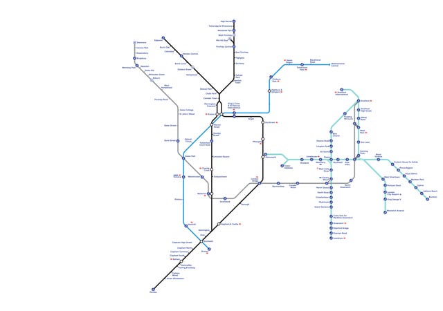 The least hated London Underground lines according to Reddit. They are the Northern Line, Victoria Line, Jubilee Line, and the Docklands Light Railway