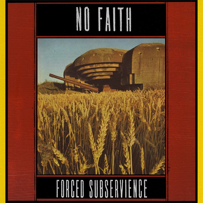 No Faith - Forced Subservience LP cover