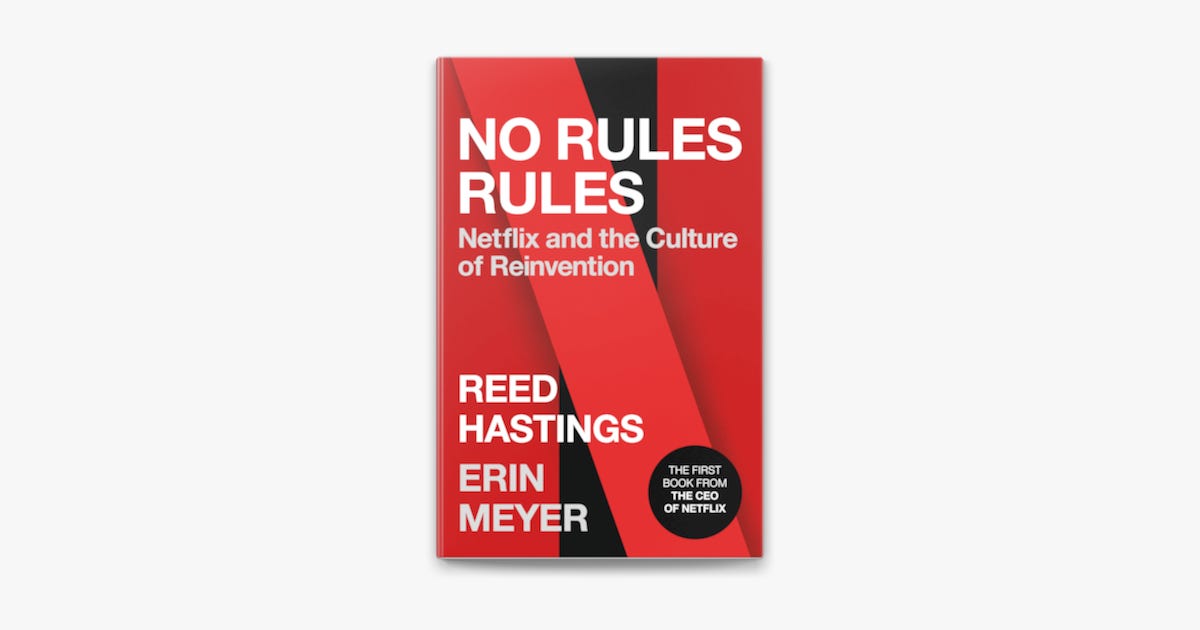 The No Rules Rules book cover.