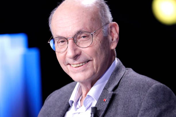 Writer Boris Cyrulnik poses during Tv talk show "La Grande Librairie" on France 5 presented by Francois Busnel in Paris, France on .