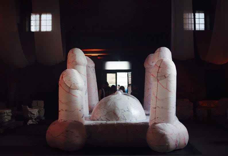 Erotic Bouncy Castle for Adults Inflatable Sculpture image 1