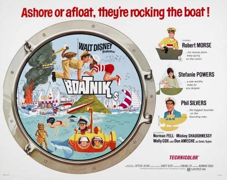 UK Quad poster for The Boatniks