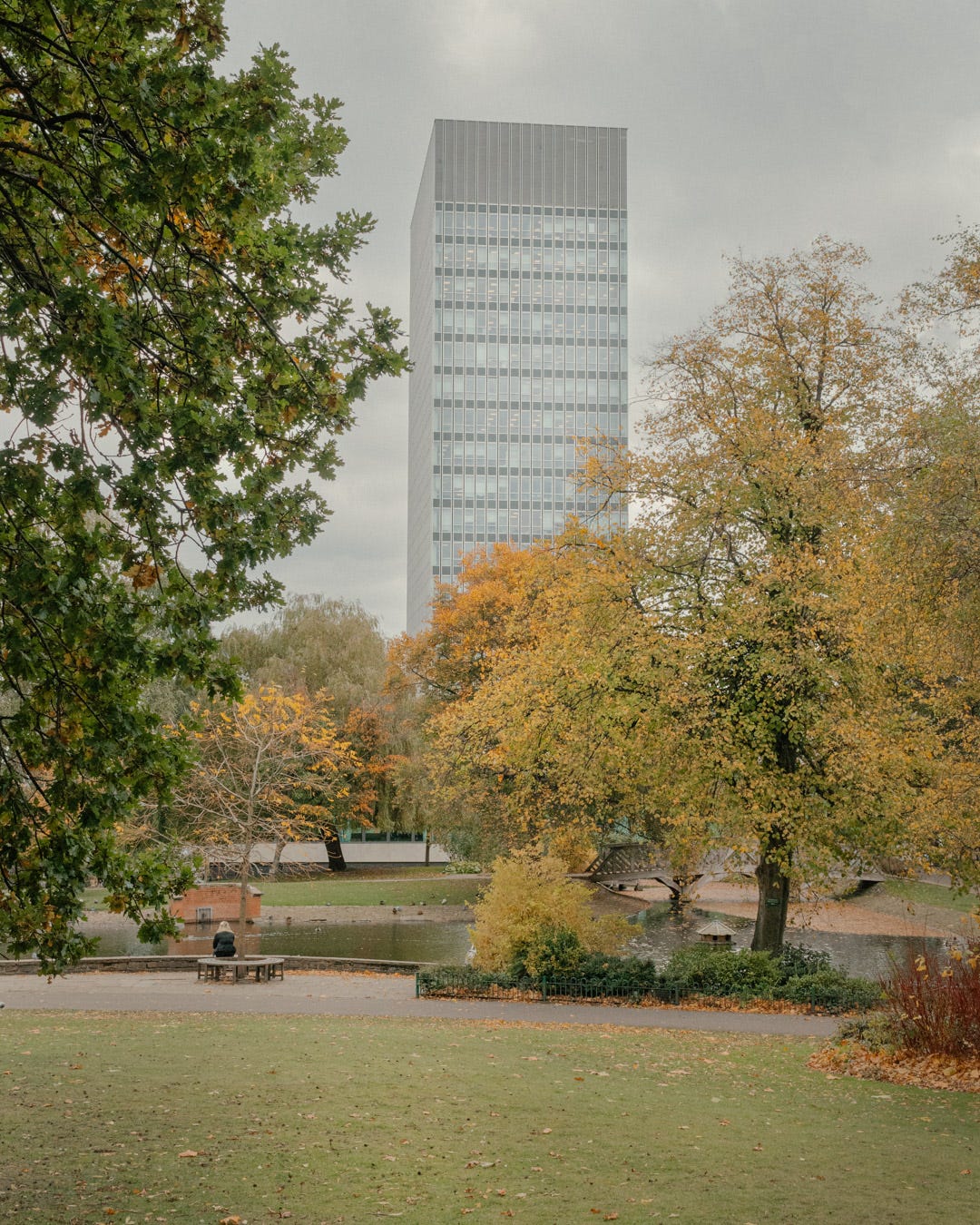 The Arts Tower seen from Weston Park