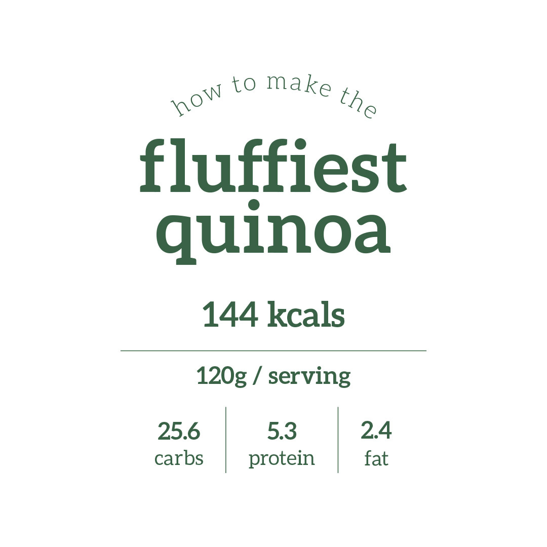 how to make fluffy quinoa
