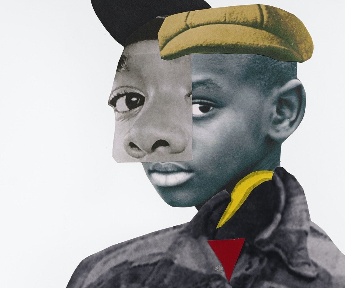 Deborah Roberts&#39;s Gripping Collages Reconfigure Black Girlhood - Artsy