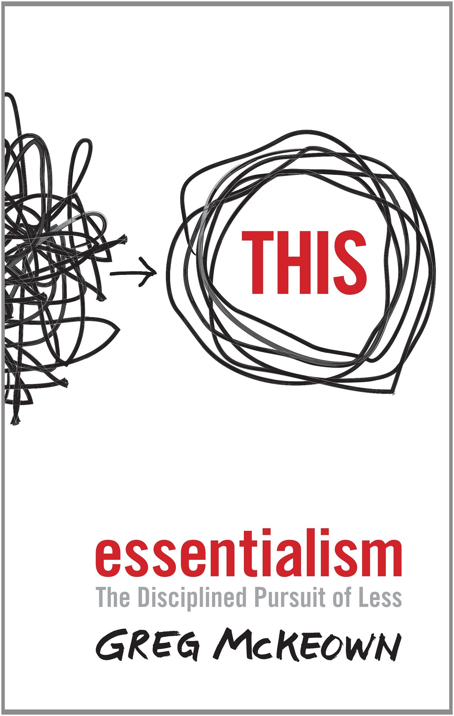 Essentialism: The Disciplined Pursuit of Less - McKeown, Greg - Amazon.de:  Bücher