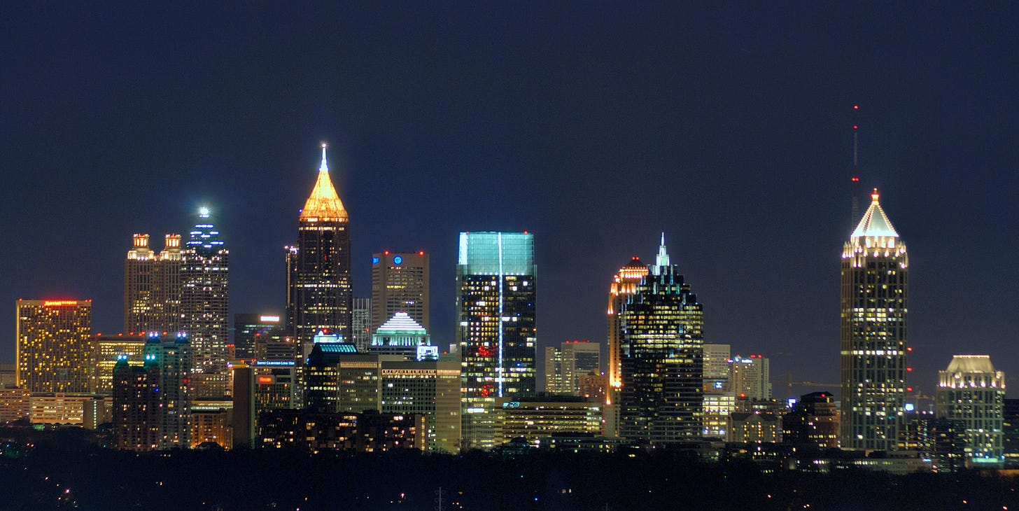 Image result for atlanta skyline