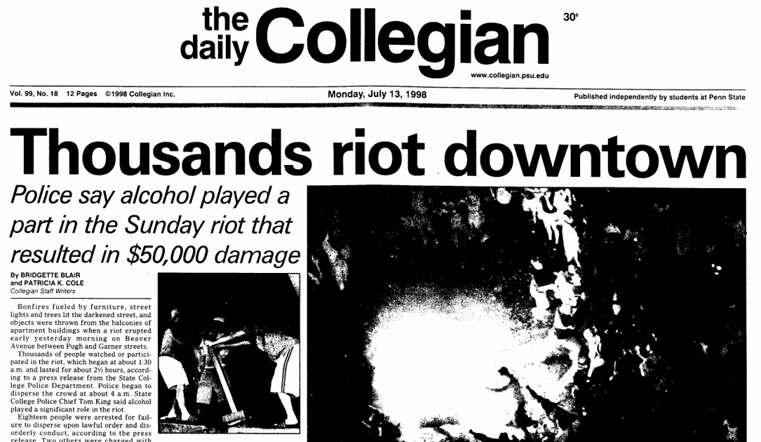 Not always a peaceful weekend: Chronicling the 1998 Arts Fest Riot ...