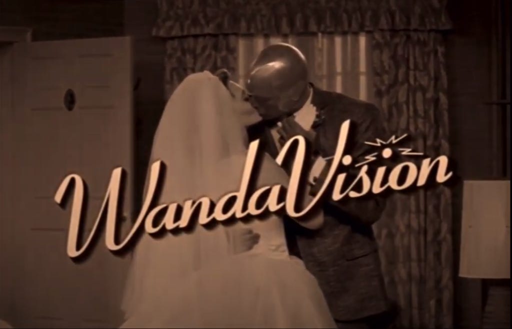 Still from Wandavision's first intro