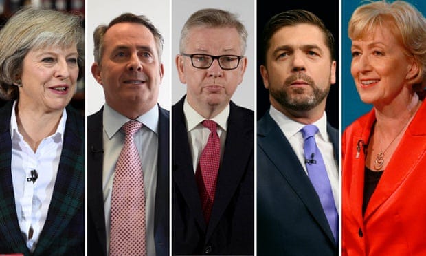 Conservative leadership race: who are the five candidates? | Conservative  leadership | The Guardian
