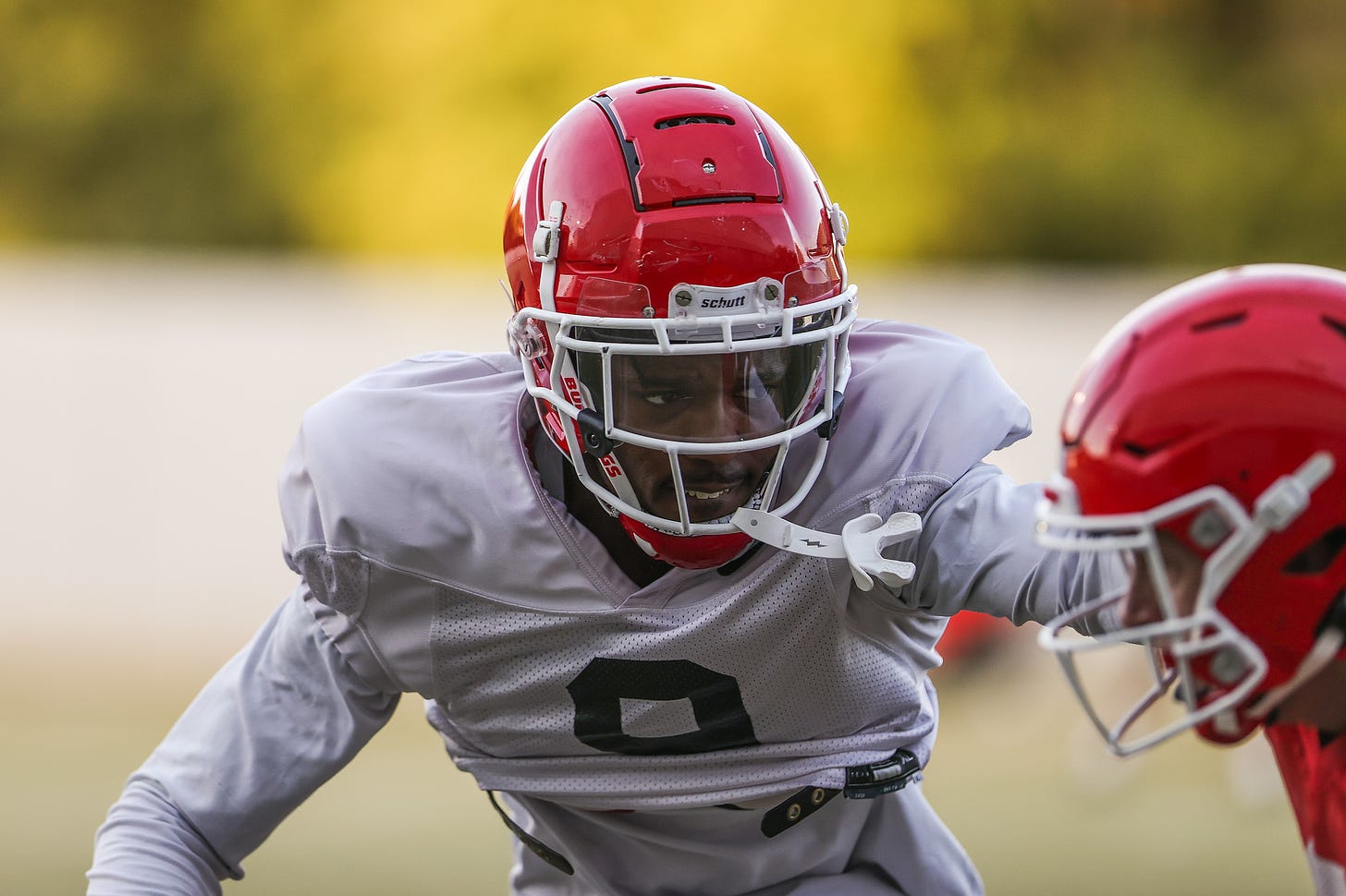 Georgia defensive back Ameer Speed (9) during the Bulldogs’ practice session in Athens, Ga., on Tuesday, Nov. 9, 2021. (Photo by Mackenzie Miles)