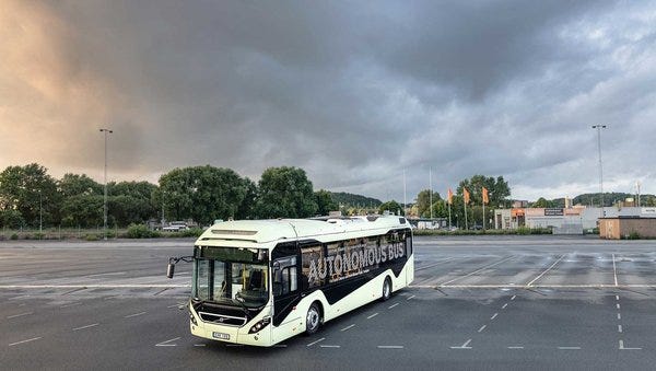 Volvo's Autonomous Bus. 