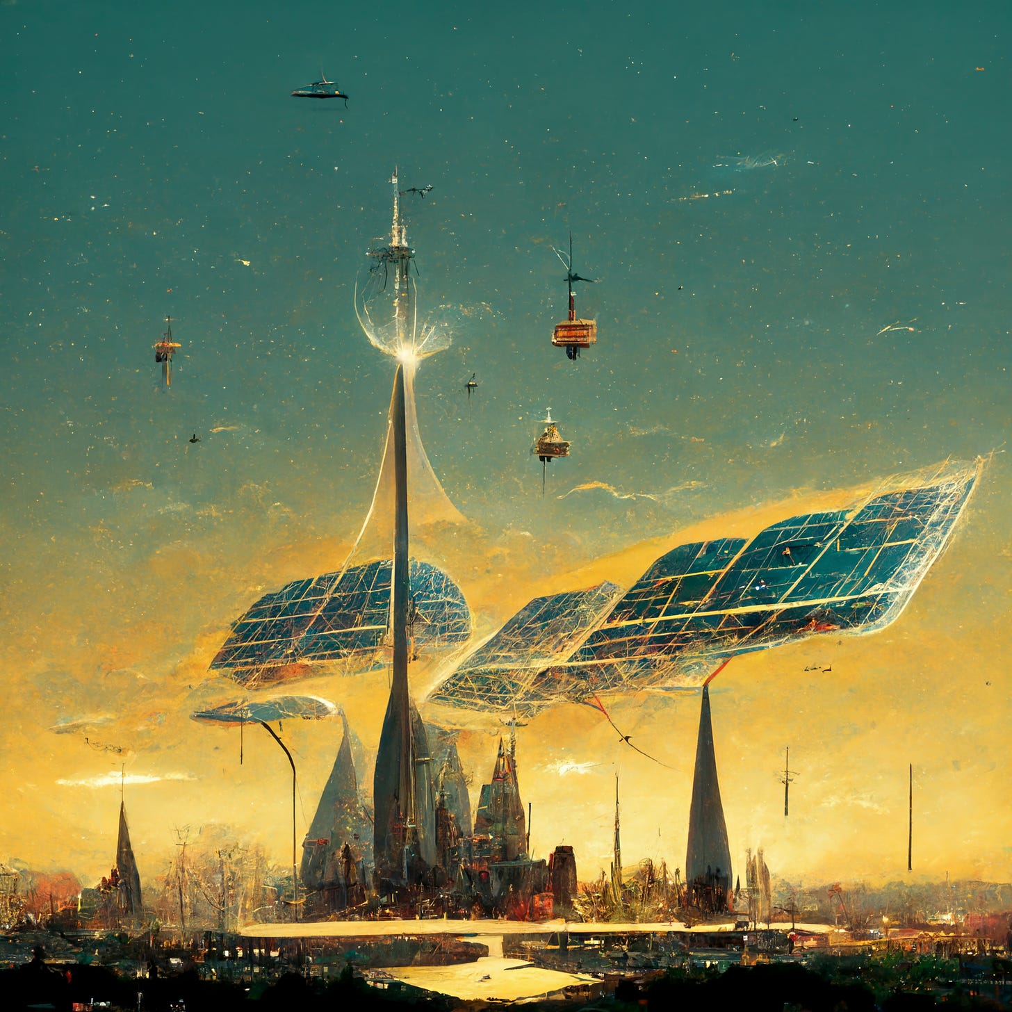 Solar Energy Future town urban