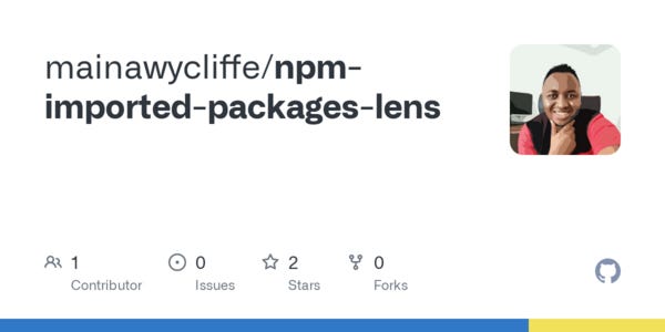 GitHub - mainawycliffe/npm-imported-packages-lens