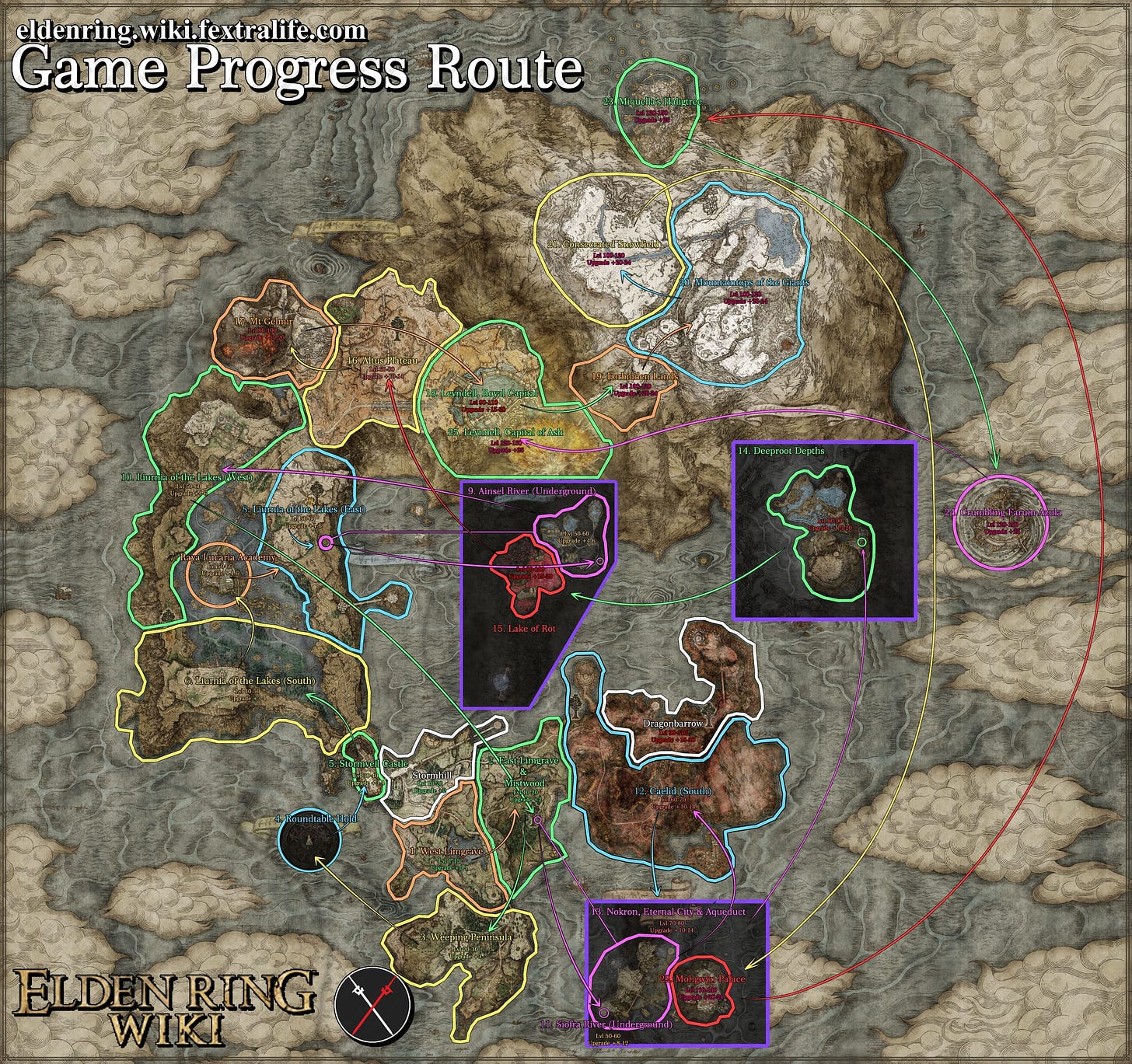 Game Progress Route | Elden Ring Wiki