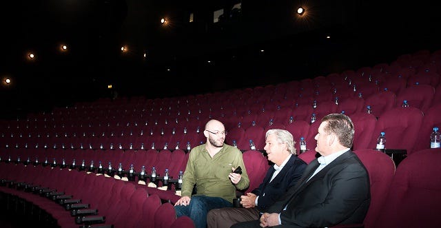 Jonathan Melville, Larry O'Reilly and Matt Eyre discuss Cineworld IMAX