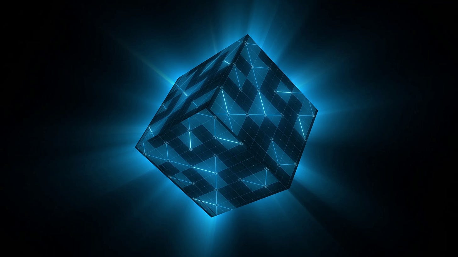 Image of shiny cube