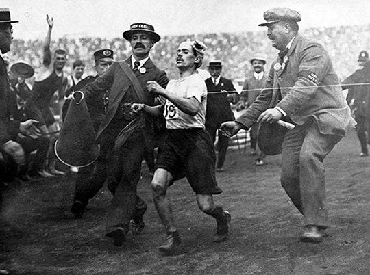 Johnny Hayes vainqueur Jeux olympiques de Londres de 1908