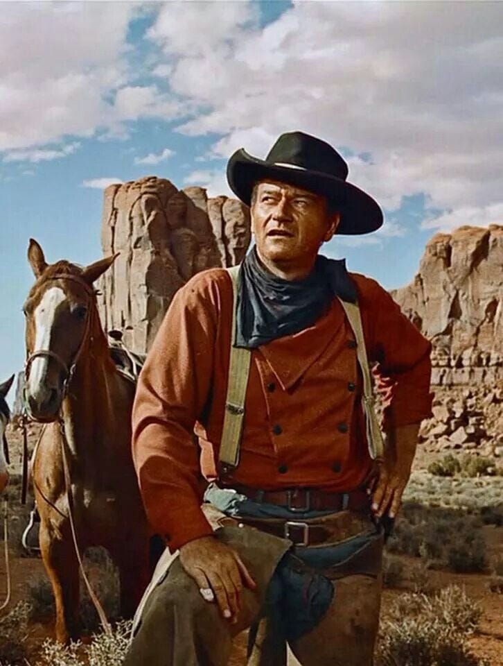 John Wayne in the Searchers | John wayne movies, John wayne, Western movies
