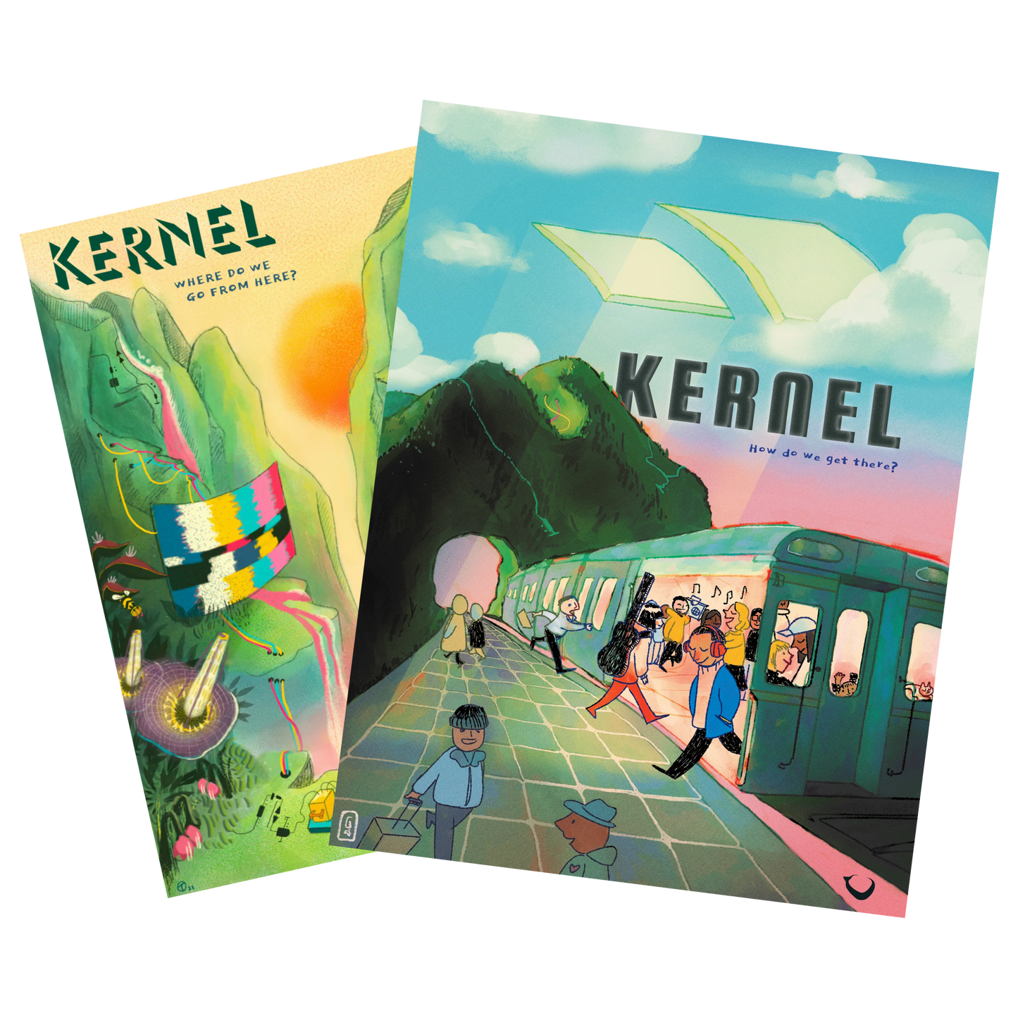 Kernel Issue 1 + 2 Bundle Discount: covers of Kernel’s first and second issue