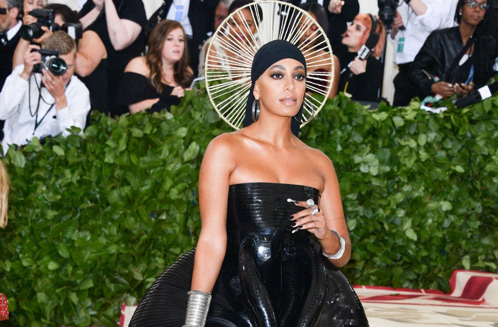 Why everyone is talking about Solange Knowles's Met Gala bag - AOL ...