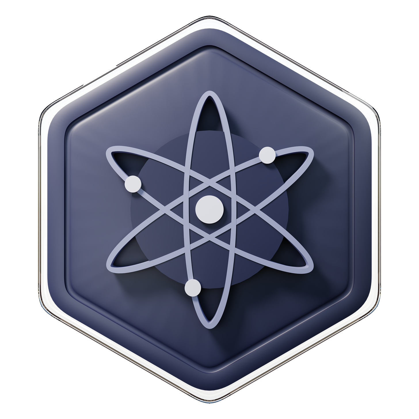 Free Cosmos ATOM Badge Crypto 3D Rendering 11307269 PNG with Transparent  Background