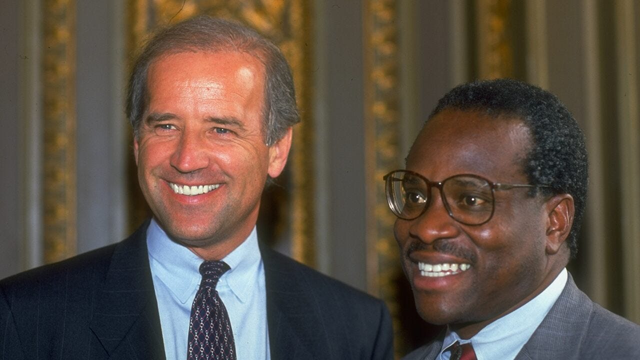 Clarence Thomas criticizes Biden's handling of confirmation process in ...