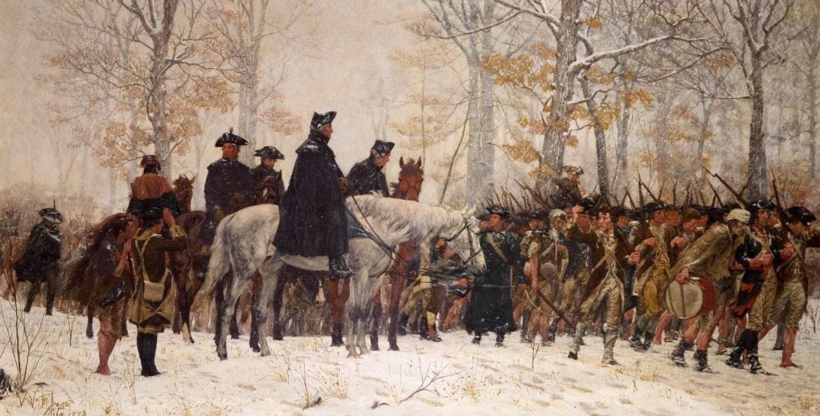 The March to Valley Forge, by William Trego