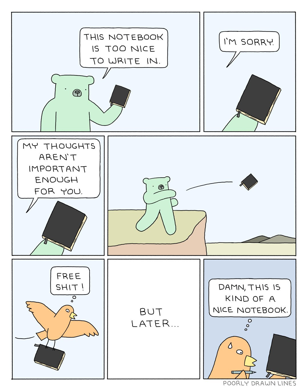 poorly drawn lines on Twitter: "nice notebook https://t.co/iMsiUx4x3X" /  Twitter