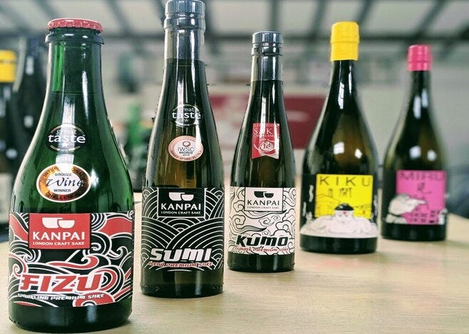 Kanpai specialise in craft sake that appeals to western tastes. 