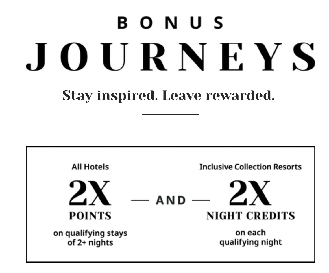 Hyatt Bonus Journeys Promo