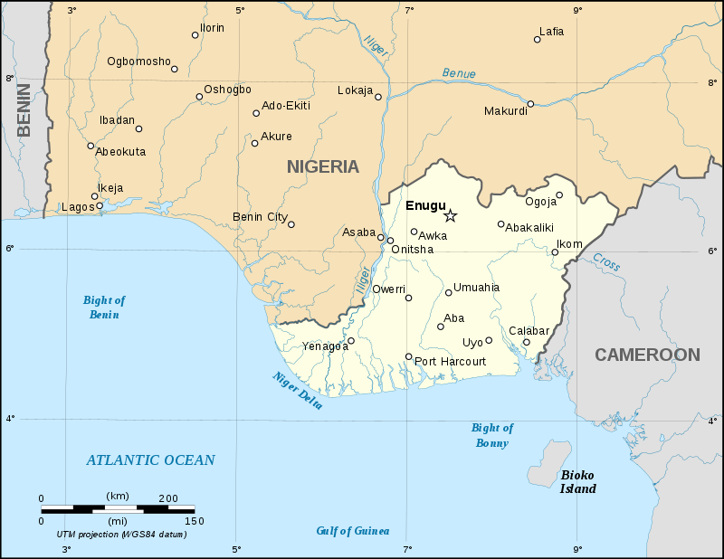 Republic of Biafra in May 1967