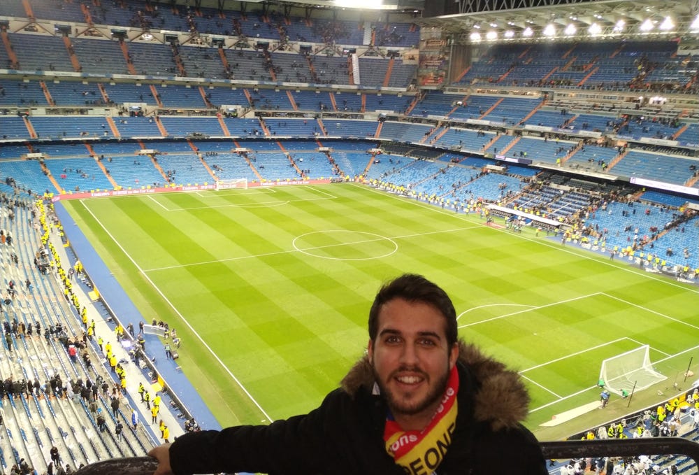 Visit stadium guide match Santiago Bernabeu experience