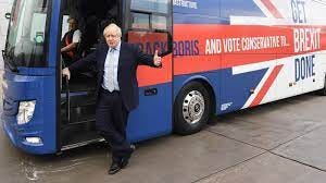 Boris Johnson unveils new battle bus as Tory general election campaign hits  the road | ITV News